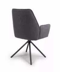 Luna Boucle Dining Chair - Grey
